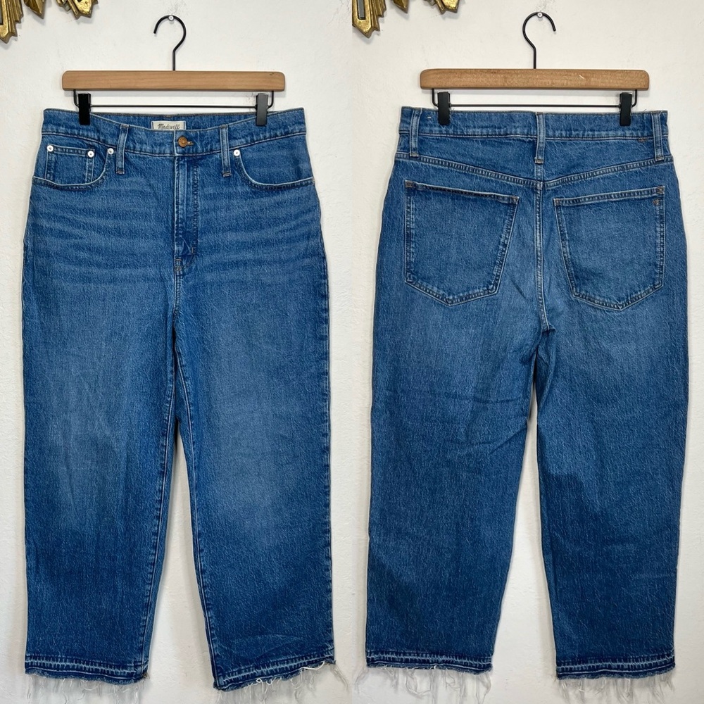 Madewell The Perfect Vintage Wide Leg Crop Jean